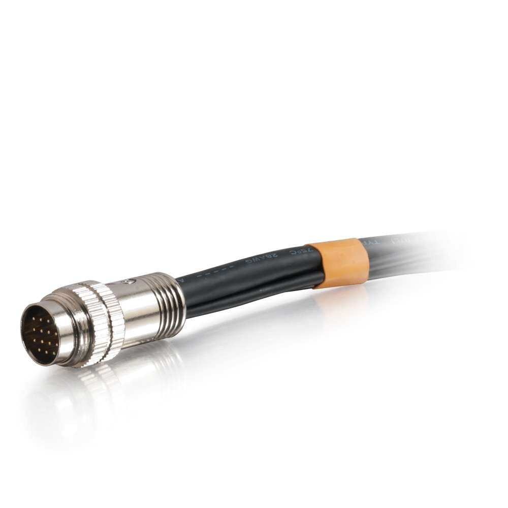 C2G 1.5ft (0.46m) RapidRun® VGA (HD15) + 3.5mm + Composite Video + Stereo Audio Flying Lead
