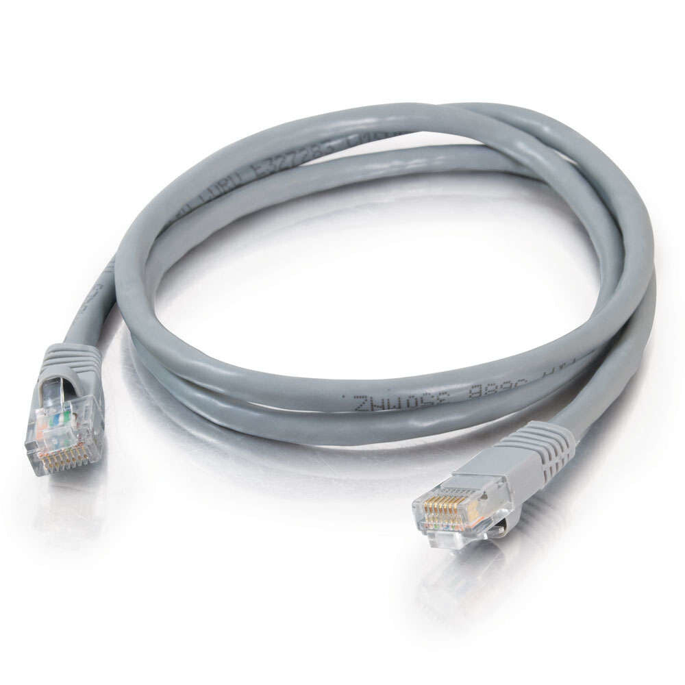 C2G 200ft (61m) Cat5e Snagless Unshielded UTP Ethernet Network Patch Cable - Gray