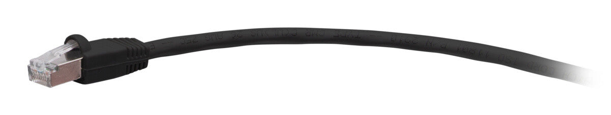 C2G 7ft (2.1m) TAA-Compliant F-Series Cat5e Snagless Shielded (STP) Network Cable - Black