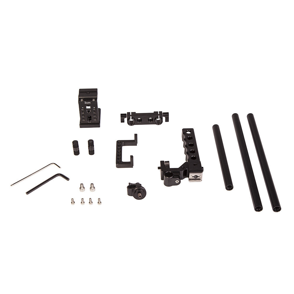 ikan ELE-P-BMPCC camera cage 1/4, 3/8" Black