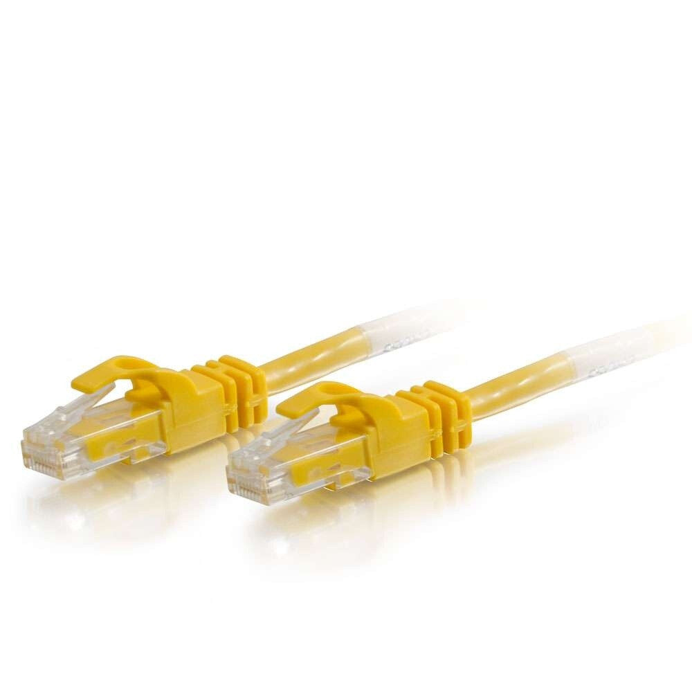 C2G 7ft (2.1m) Cat6 Snagless Unshielded UTP Network Crossover Patch Cable - Yellow