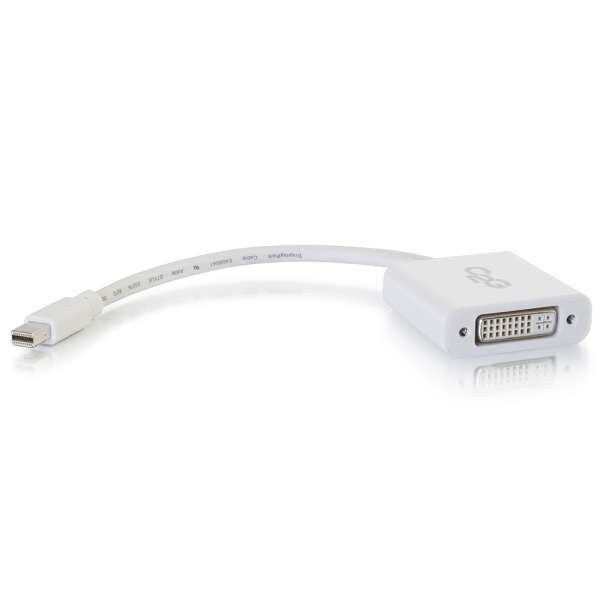 C2G 54319 video cable adapter Mini DisplayPort DVI-D White