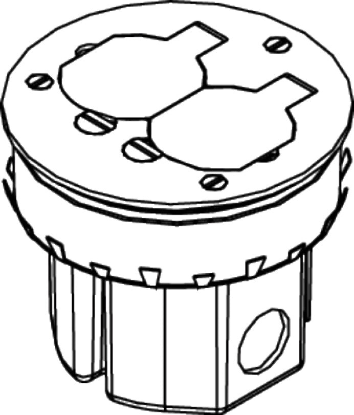 WIREMOLD 861DB cable trunking system accessory Fixture box