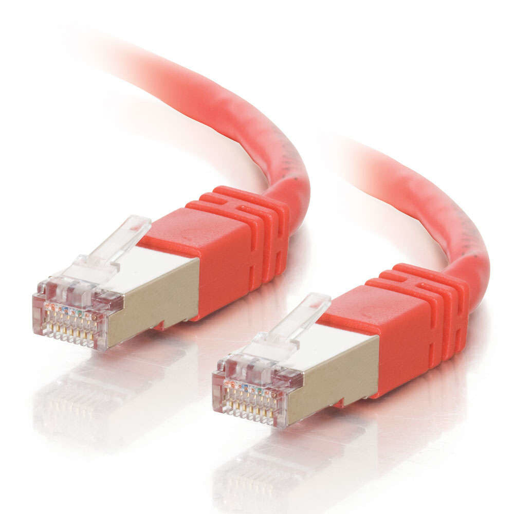 C2G Cat5E, 100ft networking cable Red 30.48 m
