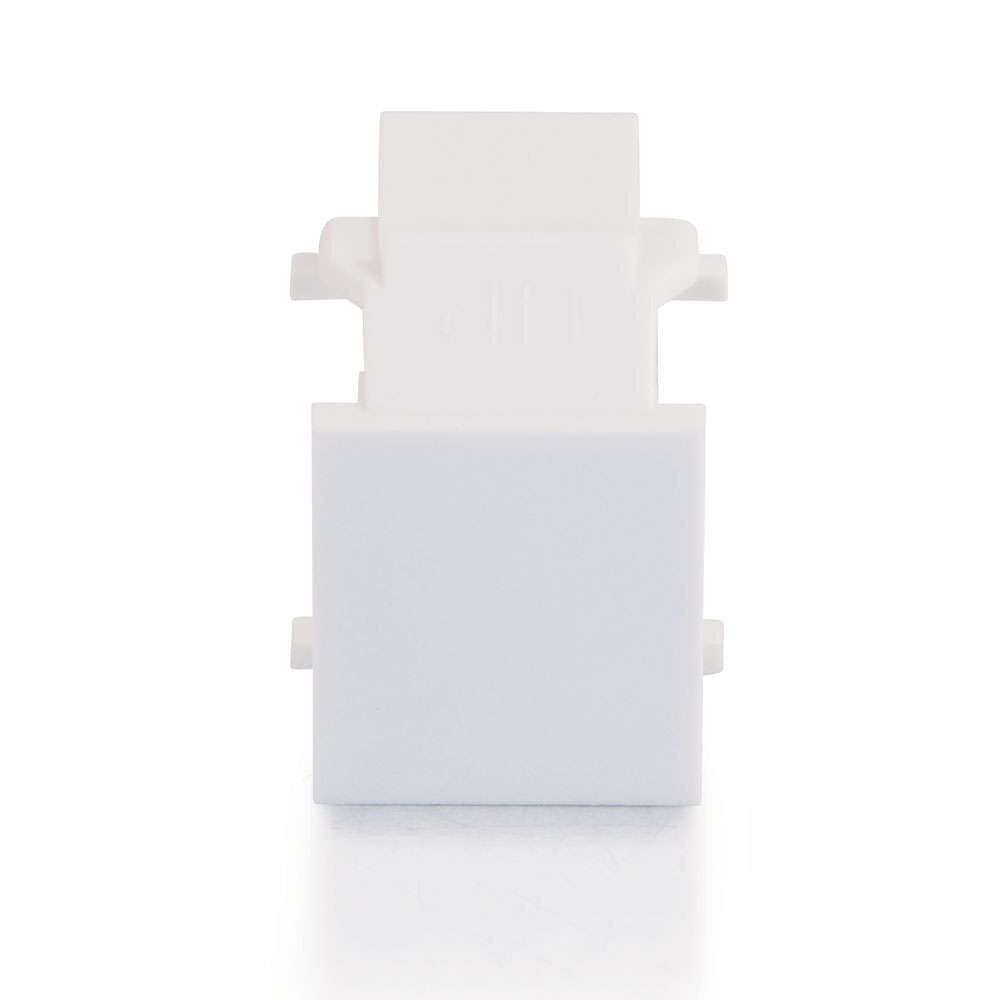 C2G Snap-In Blank Keystone Insert Module - White