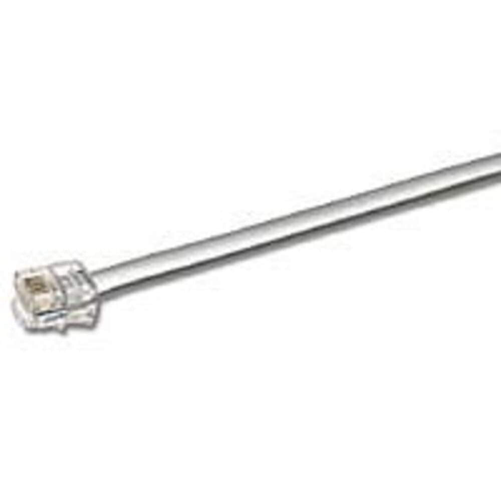 C2G 50ft (15.2m) RJ12 6P6C Straight Modular Cable