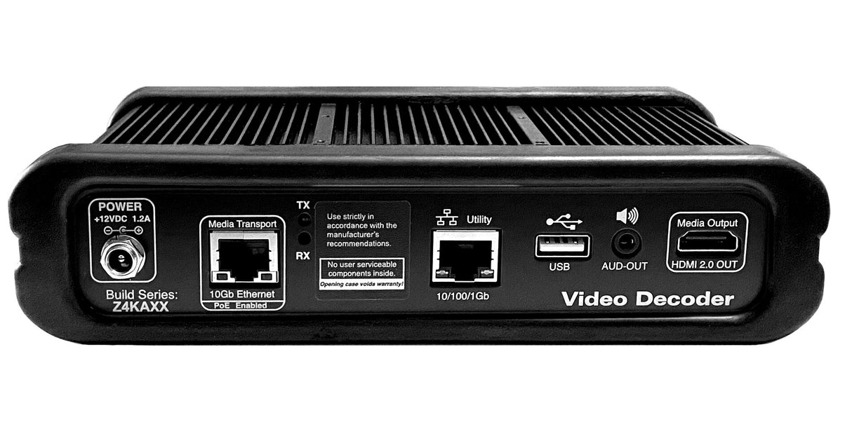 ZeeVee Z4KDECC3XS video decoder 4096 x 2160 pixels