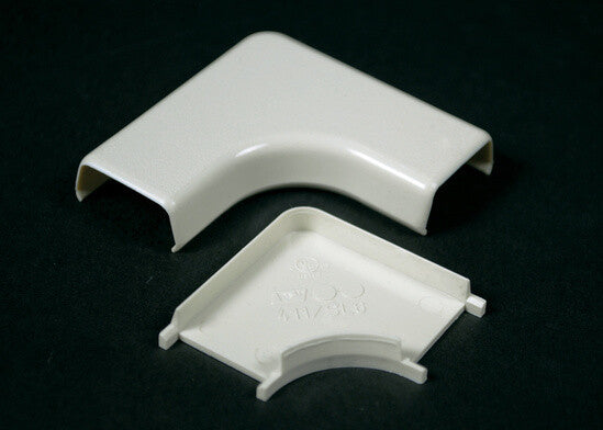 WIREMOLD 411 400 Flat Elbow Fitting in Ivory
