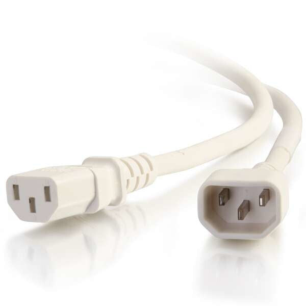 C2G 17485 power cable White 0.6 m C14 coupler C13 coupler