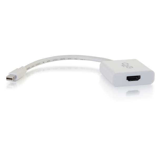 C2G 54308 video cable adapter Mini DisplayPort HDMI Type A (Standard) White