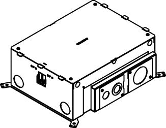 WIREMOLD 8-GANG FLOOR BOX STEEL