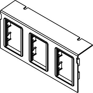 WIREMOLD C10105P-3ACT wall plate/switch cover