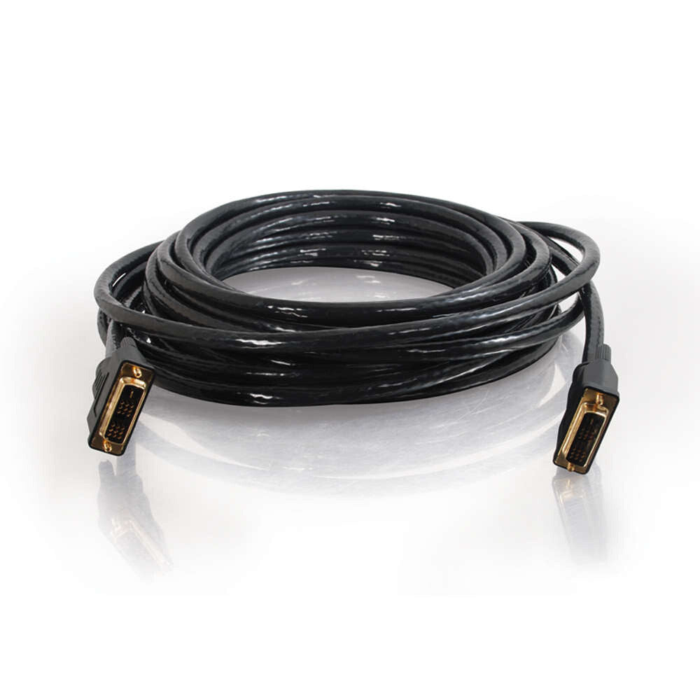 C2G 15ft (4.6m) Pro Series Single Link DVI-DTM Digital Video Cable M/M - Plenum CMP-Rated