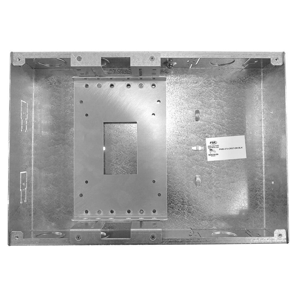 FSR PWB-273-CRST-DM-BLK Outlet box