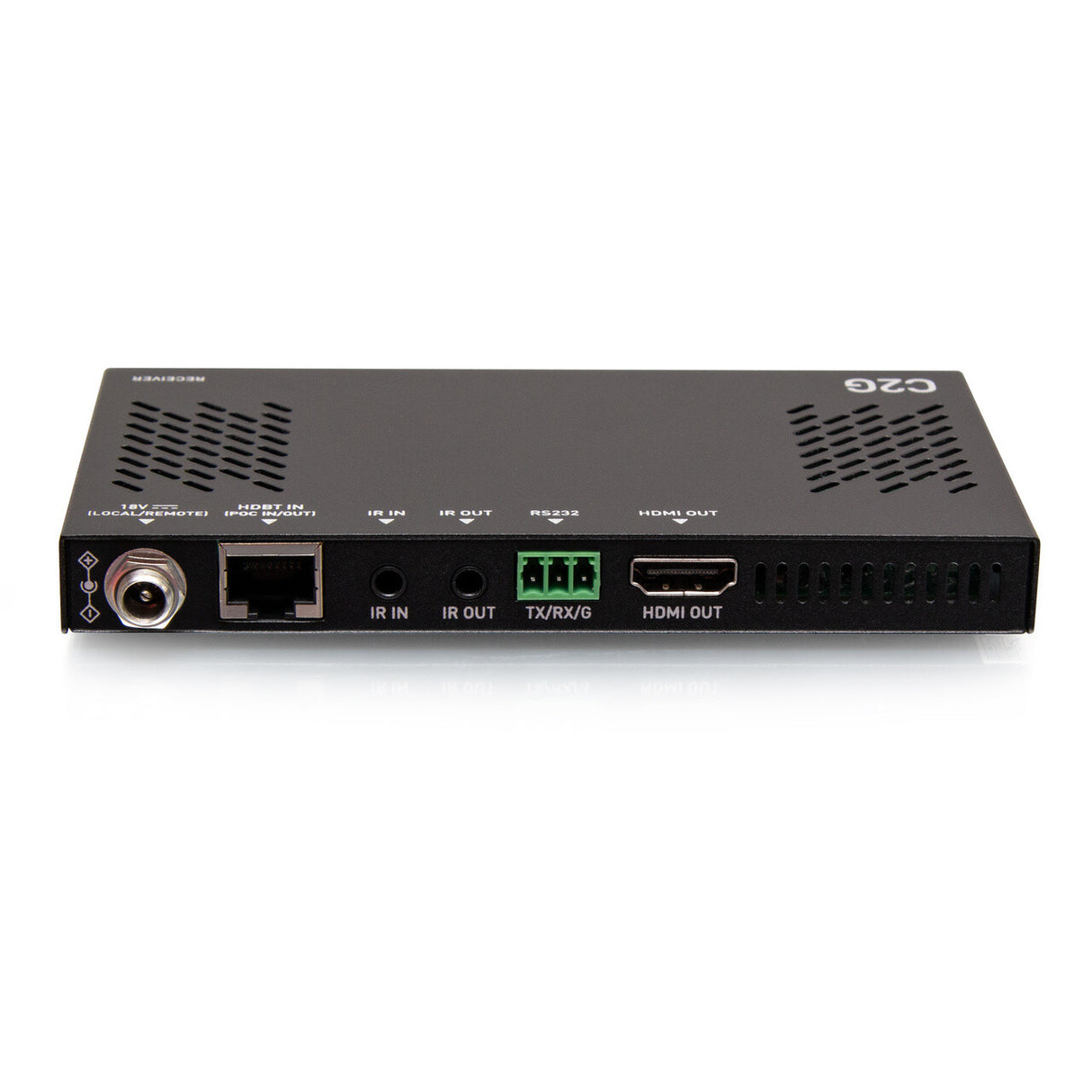 C2G HDMI® Ultra-Slim HDBaseT + RS232 And IR Over Cat Extender Box Receiver - 4K 60Hz