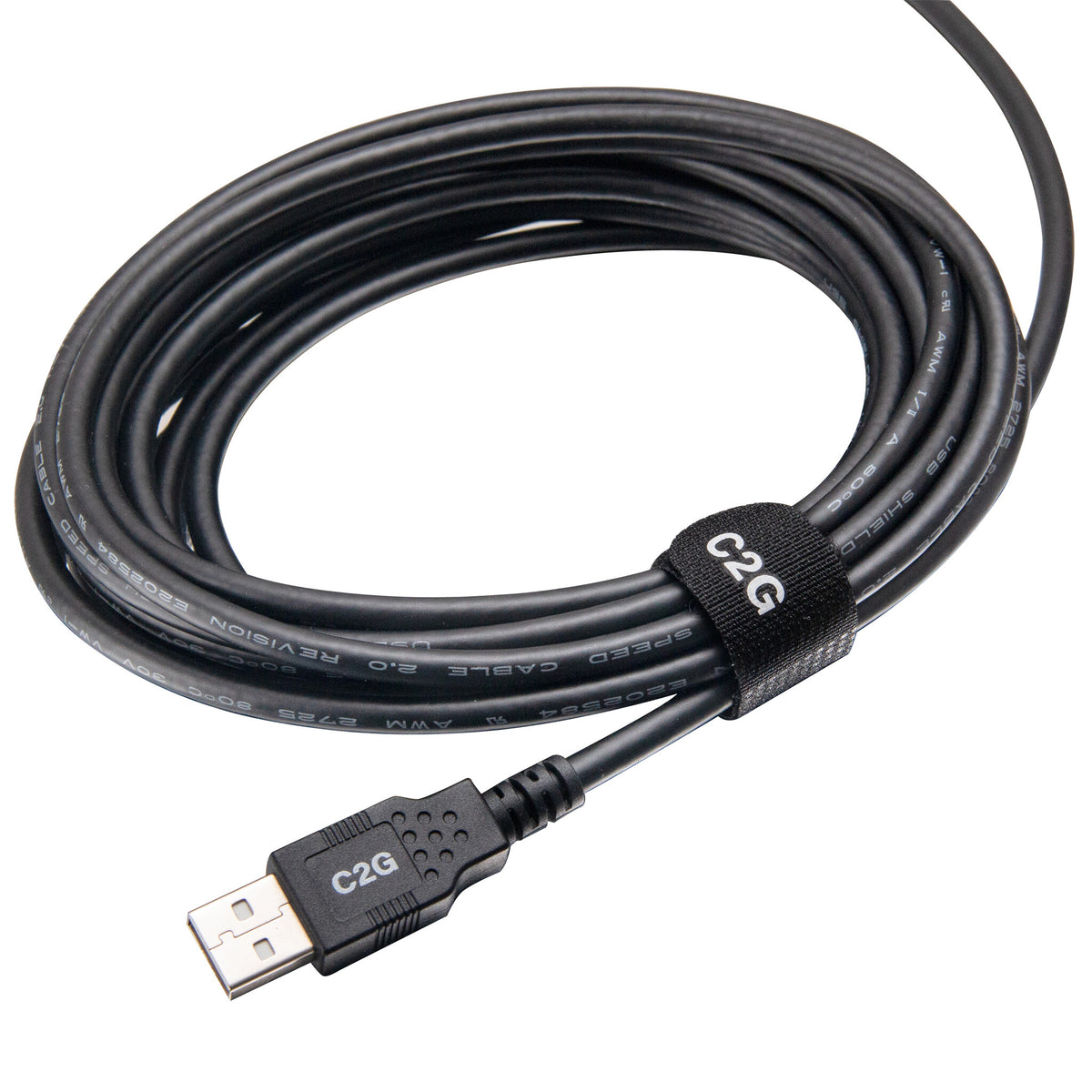 C2G 6.6ft (2m) USB 2.0 A/B Cable - Black