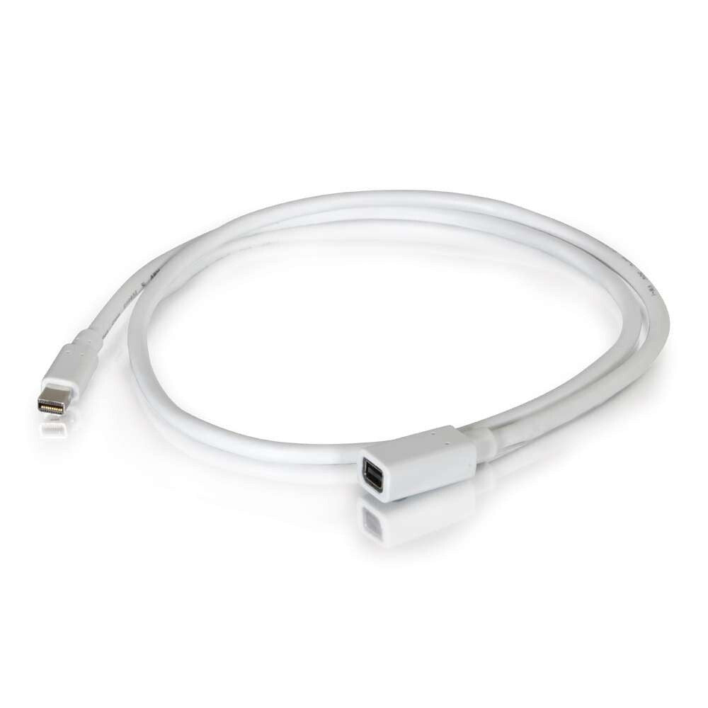 C2G 6ft (1.8m) Mini DisplayPort Extension Cable M/F - White