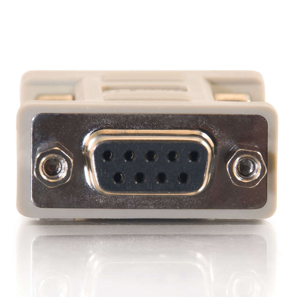 C2G DB9 Male to DB9 Female Serial RS232 Null Modem Adapter