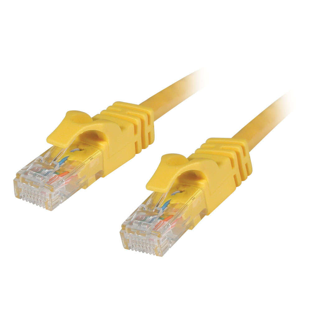 C2G Cat6, 9ft. networking cable Yellow 2.74 m U/UTP (UTP)