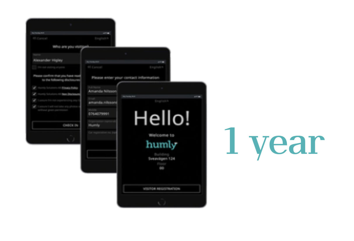 Humly HUM50051 software license/upgrade Full 1 license(s) Subscription English