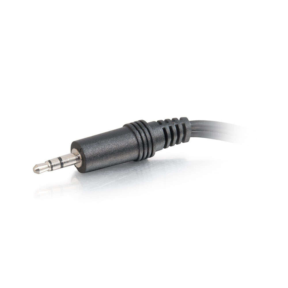 C2G 0.5ft (0.15m) Value SeriesTM One 3.5mm Stereo Male To Two 3.5mm Stereo Female Y-Cable