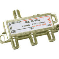 C2G 3-Way High-Frequency Splitter network splitter Silver
