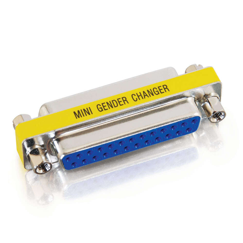 C2G DB25 F/F Mini Gender Changer (Coupler)
