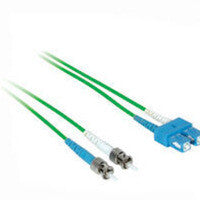 C2G 1m ST/SC Duplex 50/125 Multimode Fiber Patch Cable InfiniBand/fibre optic cable Green