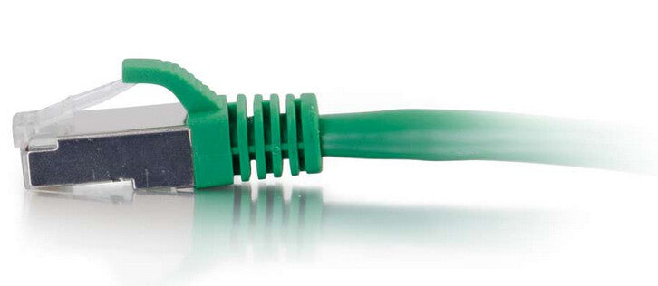 C2G 6" Cat6 STP networking cable Green 0.15 m U/FTP (STP)