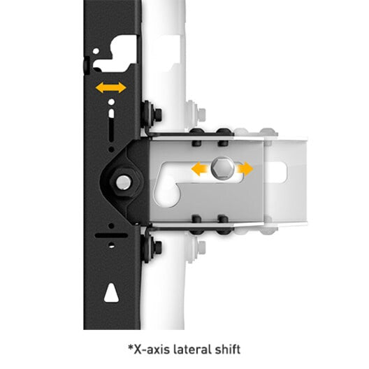 Chief TiLEDTM Middle dvLED Wall Mount for LG LSCB Series Ultra Slim, 4 Displays Tall