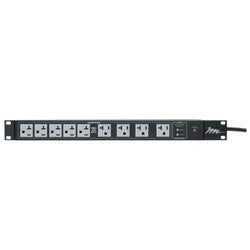 Accu-Tech PD-1820R-RN power extension 0.23 m 18 AC outlet(s) Black