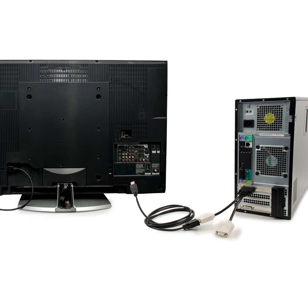 C2G 24910 video cable adapter 1.83 m HDMI DVI-D Black