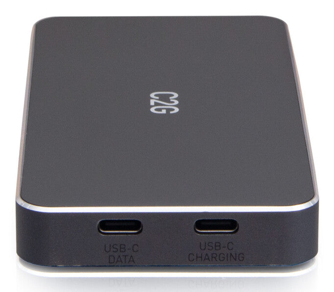 C2G USB-C 7-in-1 Dual Display MST Docking Station with HDMI, DisplayPort, Ethernet, USB, and Power Delivery up to 100W - 4K 60Hz