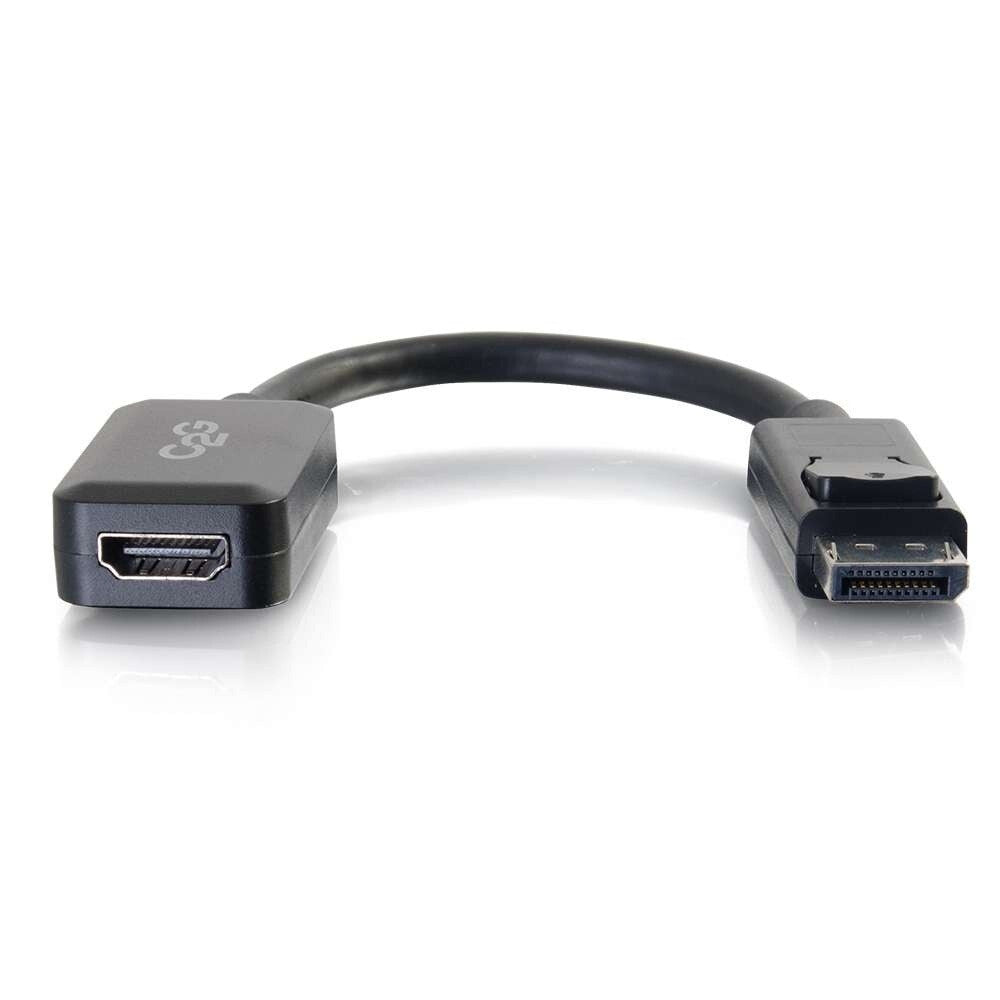 C2G 8in DisplayPortTM Male to HDMI Female Adapter Converter - Black