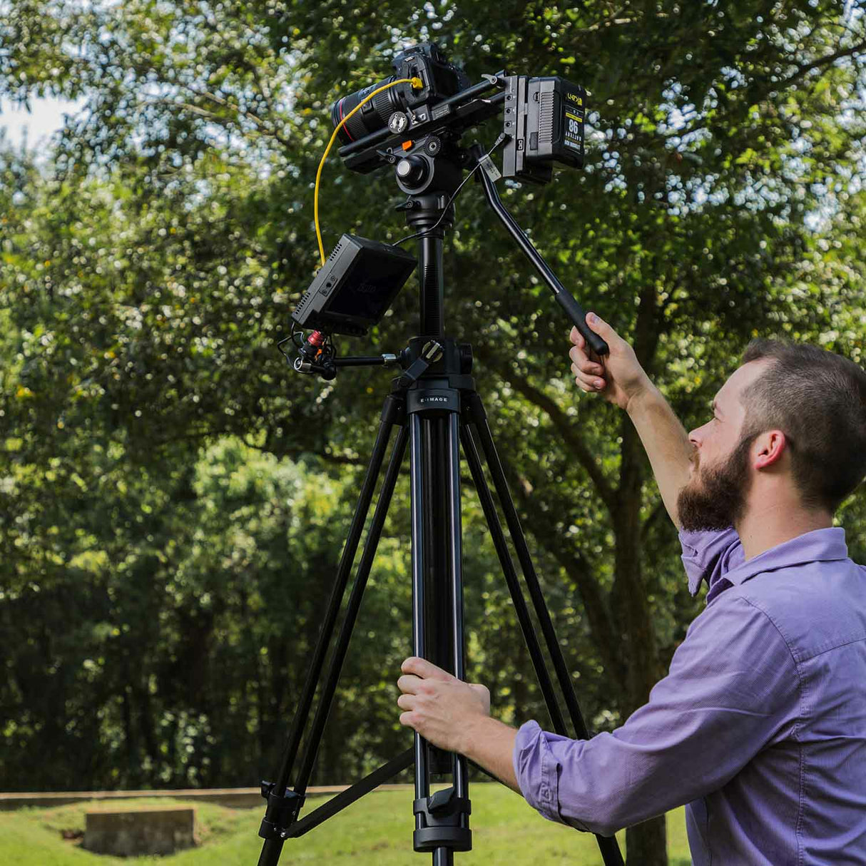 ikan EG03FA3 tripod Digital/film cameras 3 leg(s) Black