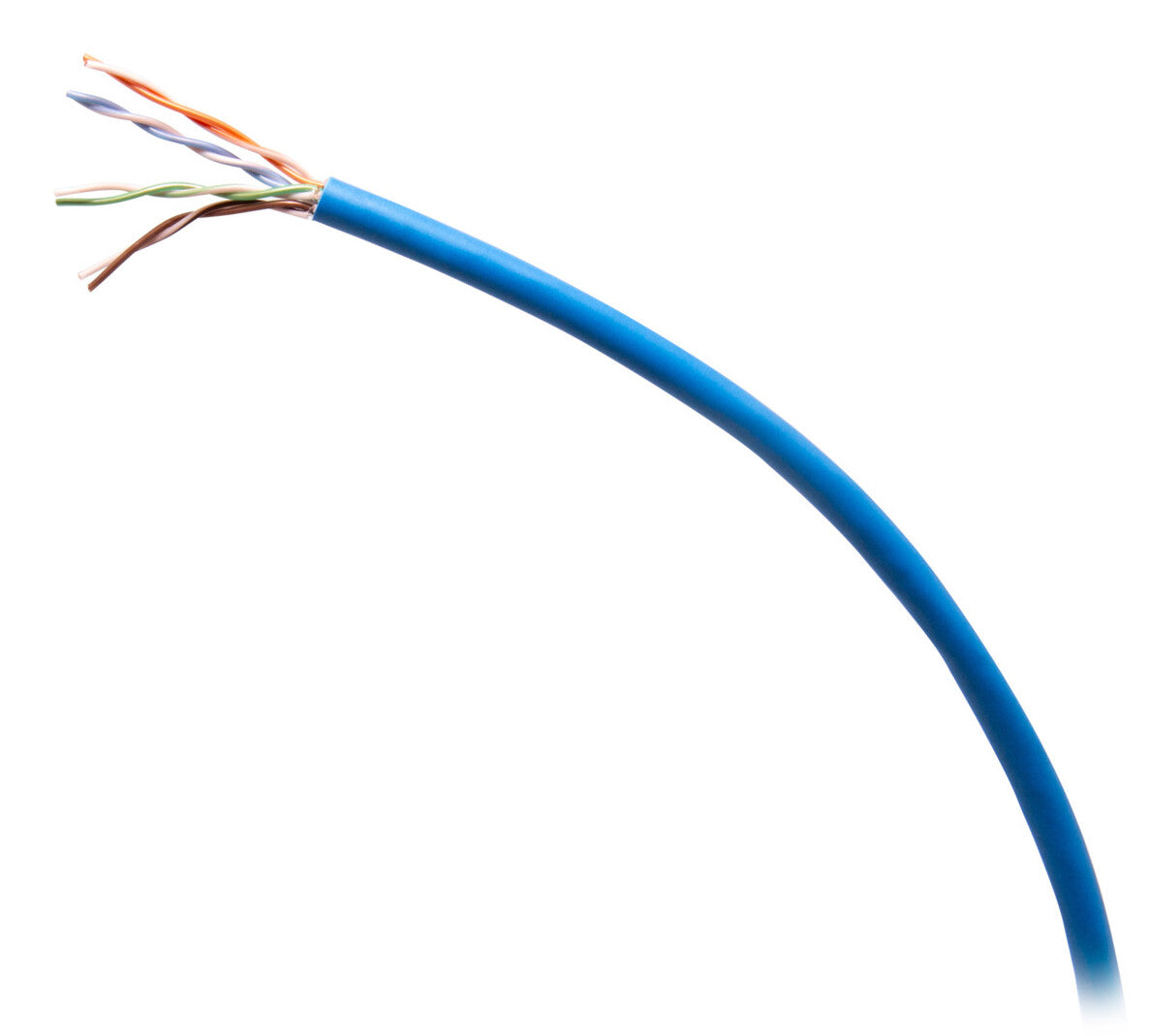 C2G 1000ft (304.8m) TAA-Compliant Cat5e Bulk Unshielded (UTP) Ethernet Network Cable with Solid Conductors-Plenum CMP-Rated - Blue