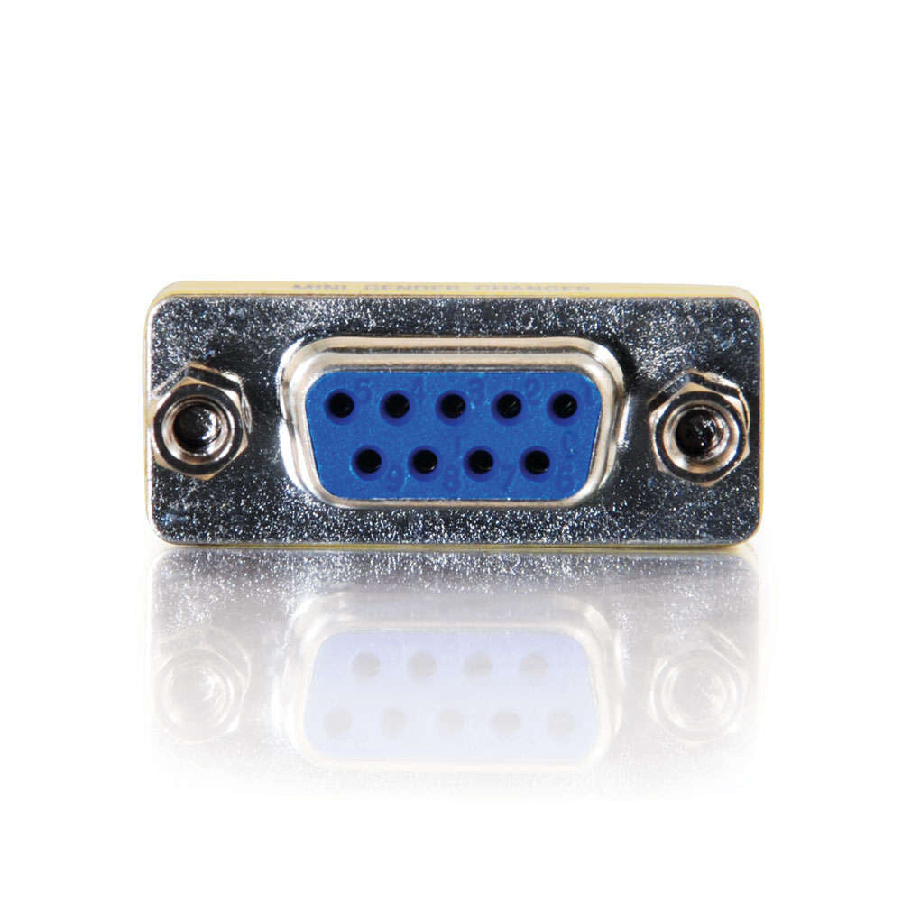 C2G DB9 F/F Serial RS232 Mini Gender Changer (Coupler)