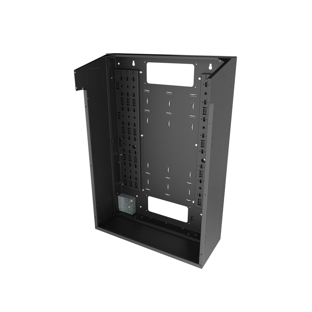 Middle Atlantic VWM Series Back Pan for Split Door, 36" High x 16" Deep - Black
