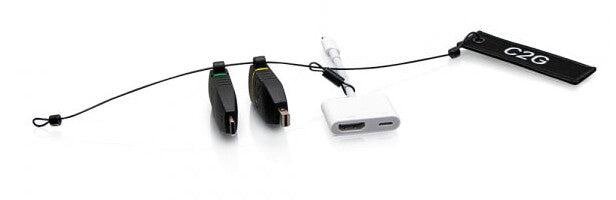 C2G Universal 4K HDMI® Adapter Ring with Color Coded Mini DisplayPort™, USB-C®, and Lightning