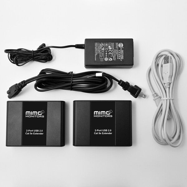 Mimo Monitors USB-102-NA AV extender Black