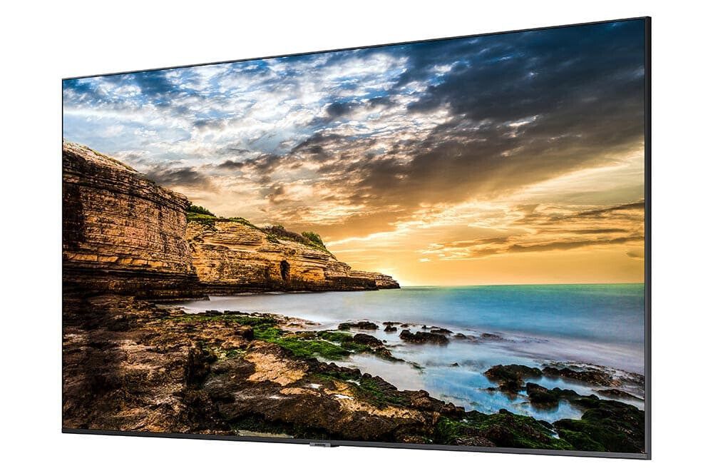 Samsung LH75QETEPGCXGO Signage Display 190.5 cm (75") LED 300 cd/m² 4K Ultra HD Black Built-in processor Tizen 4.0