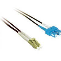 C2G 5m LC/SC Duplex 9/125 Single-Mode Fiber Patch Cable - Black InfiniBand/fibre optic cable
