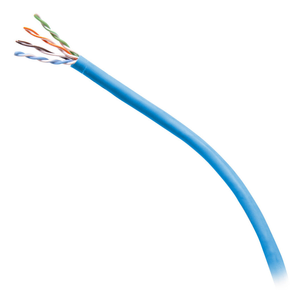 C2G 1000ft (304.8m) TAA-Compliant Cat6 Bulk Unshielded (UTP) Ethernet Network Cable with Solid Conductors-Plenum CMP-Rated - Blue