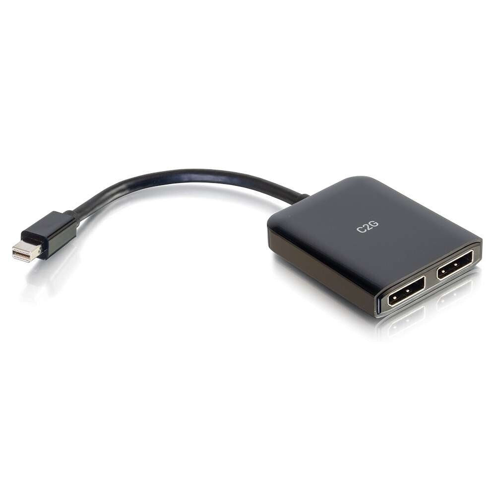 C2G Mini DisplayPortTM 1.2 to Dual DisplayPortTM MST Hub - 4K