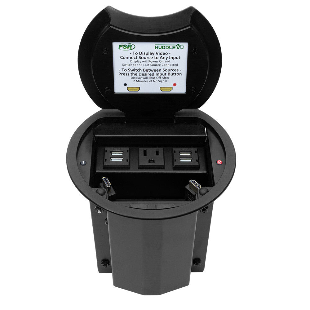 FSR CT6-BLK-2B outlet box Black