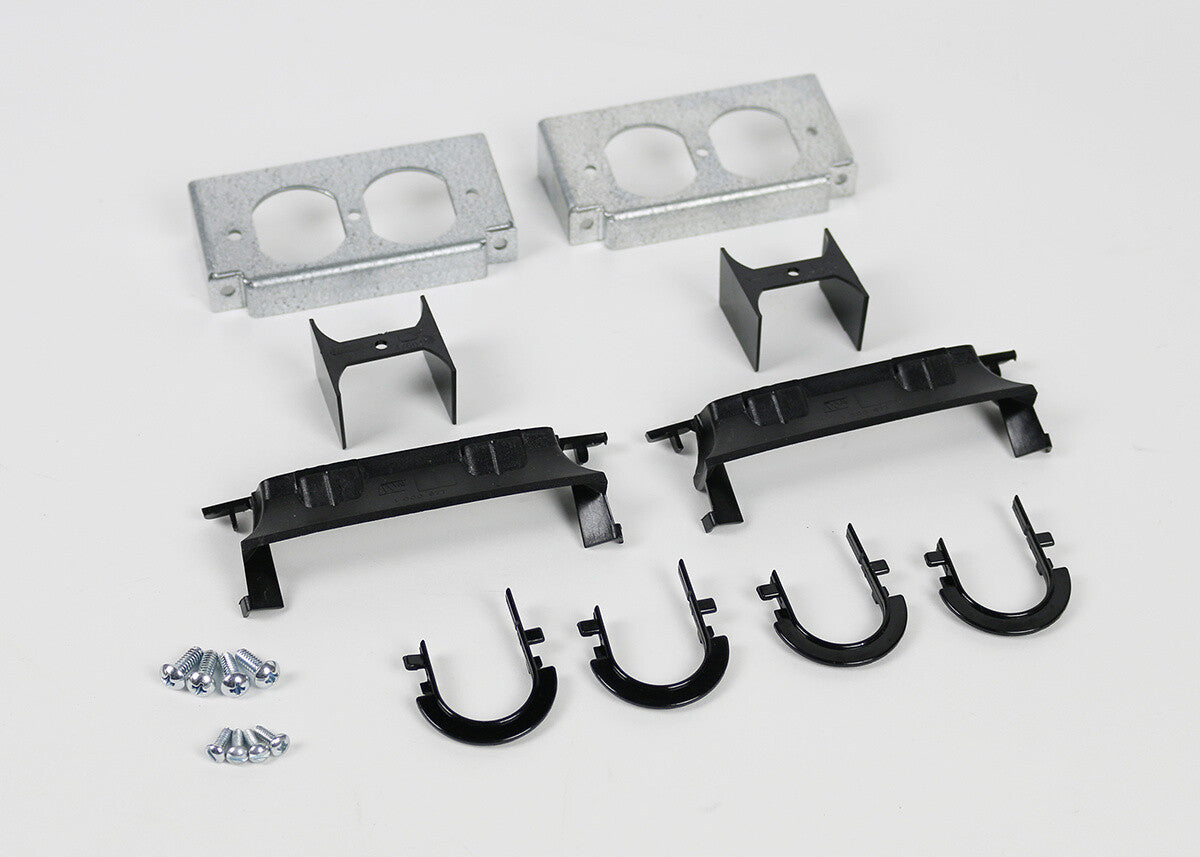 WIREMOLD WPACR-2G mounting kit Black, Stainless steel