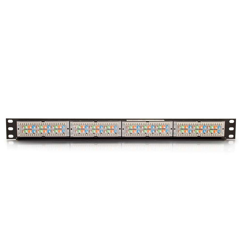 C2G 24-Port Cat6 110-Type Patch Panel