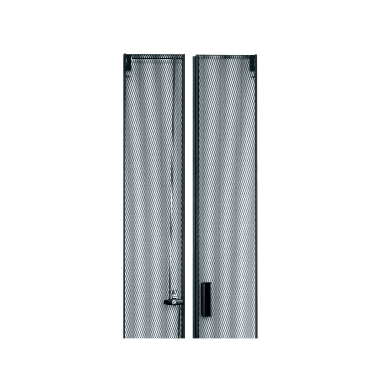 Middle Atlantic 45 RU Split Vented Door for WMRK Racks with Handle Knockout