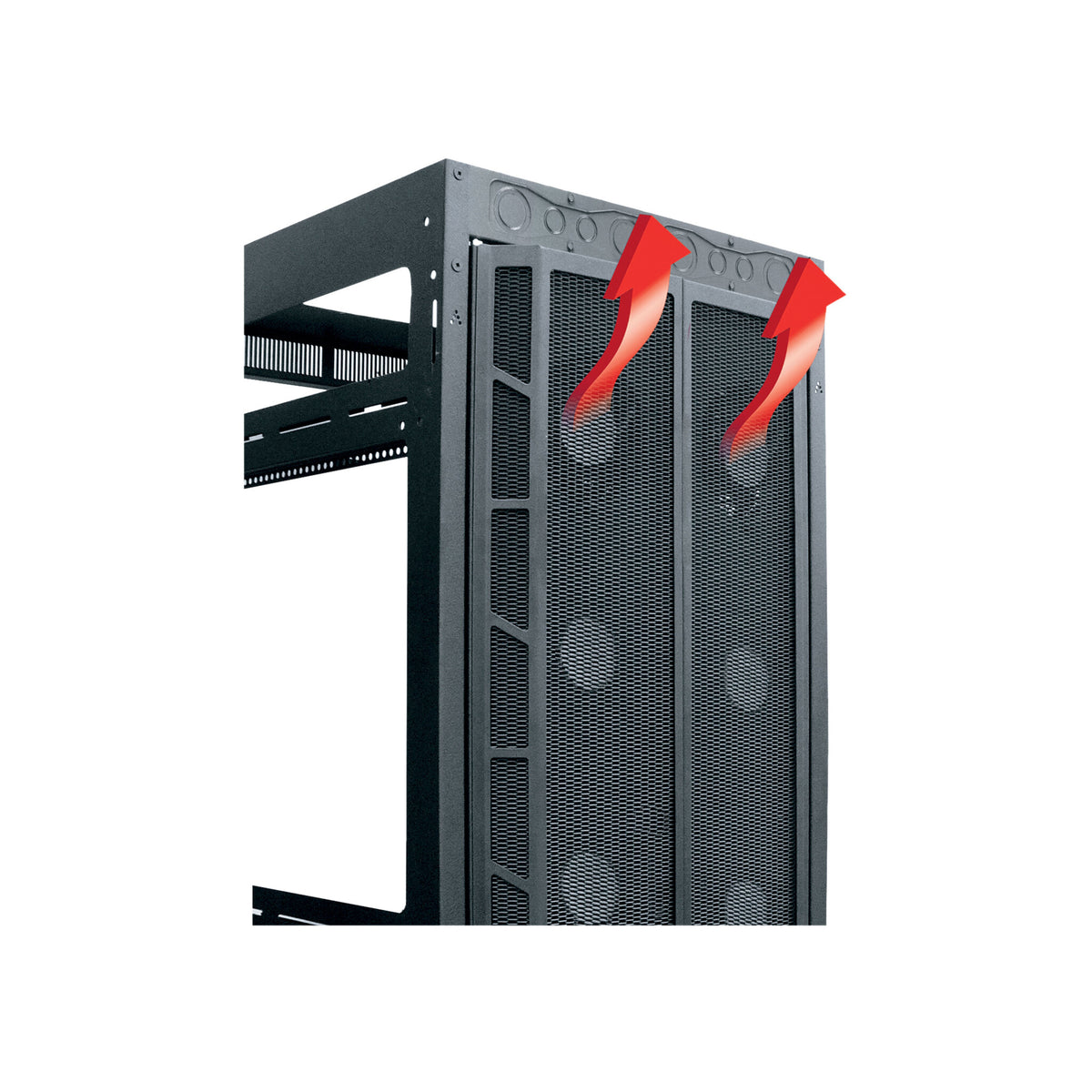 Middle Atlantic High CFM Split Rear Doors 42 Rackspace