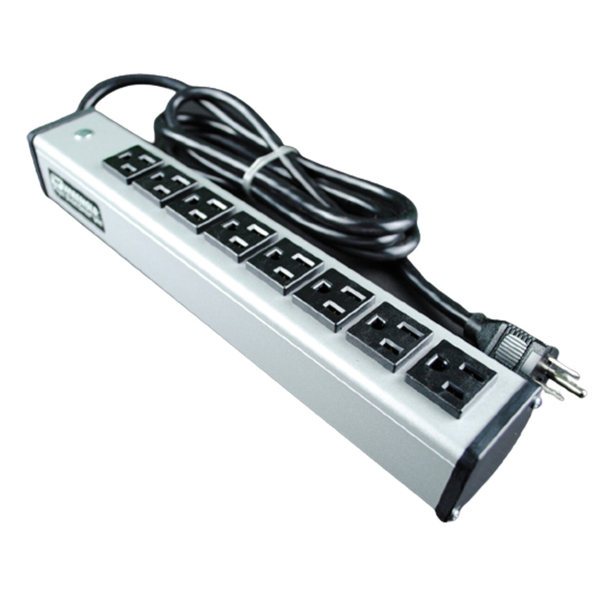 WIREMOLD UL205BD power extension 4.5 m 8 AC outlet(s) Indoor Aluminium, Black